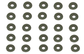 John Deere Original Equipment Washer Pack of 25- 24M7207