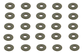 John Deere Original Equipment Washer Pack of 25- 24M7207