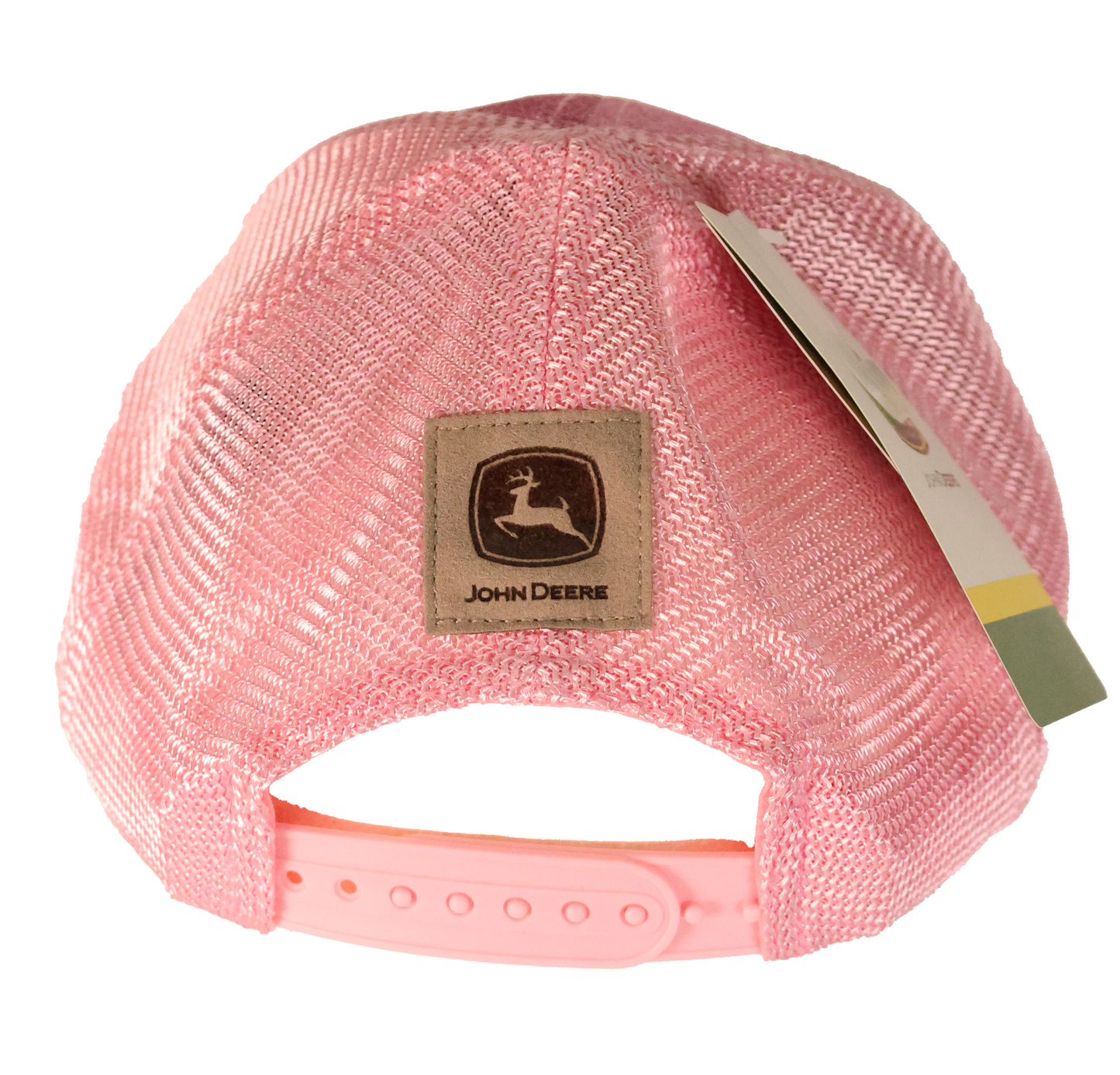 John Deere Toddler Pink Glitter Historic Trade Mark Cap - LP78673