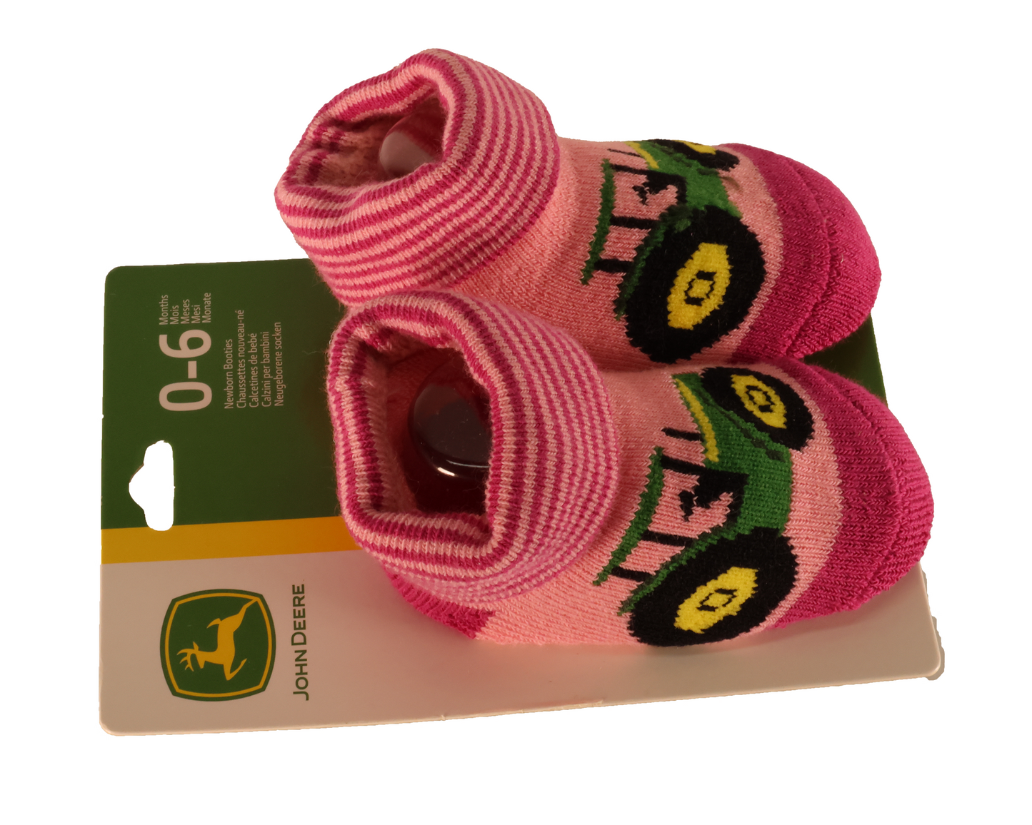 John Deere Pink Baby Socks - LP74752