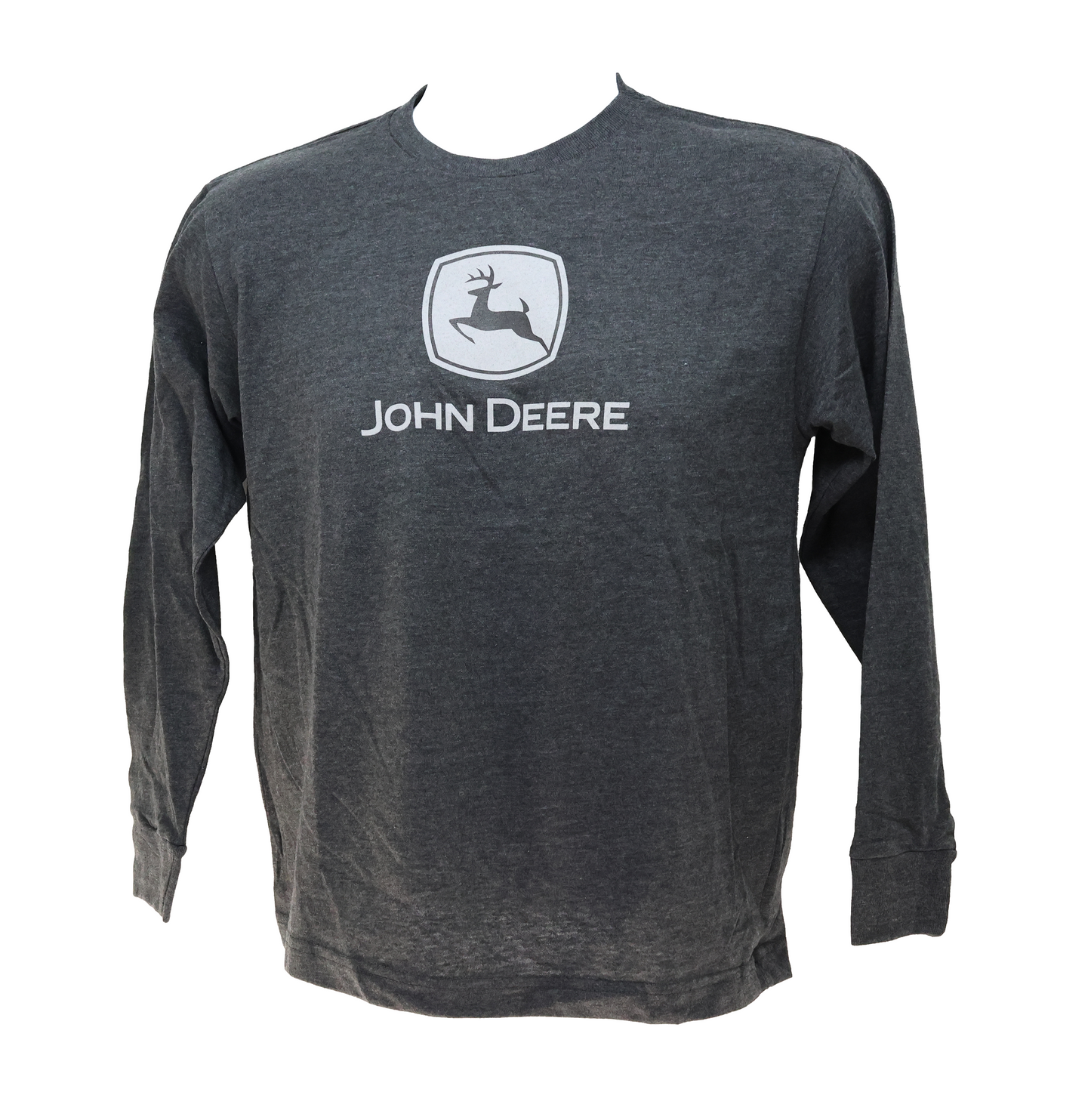 John Deere Boys Youth Trademark Long Sleeve Crewneck T-Shirt Large - LP75806
