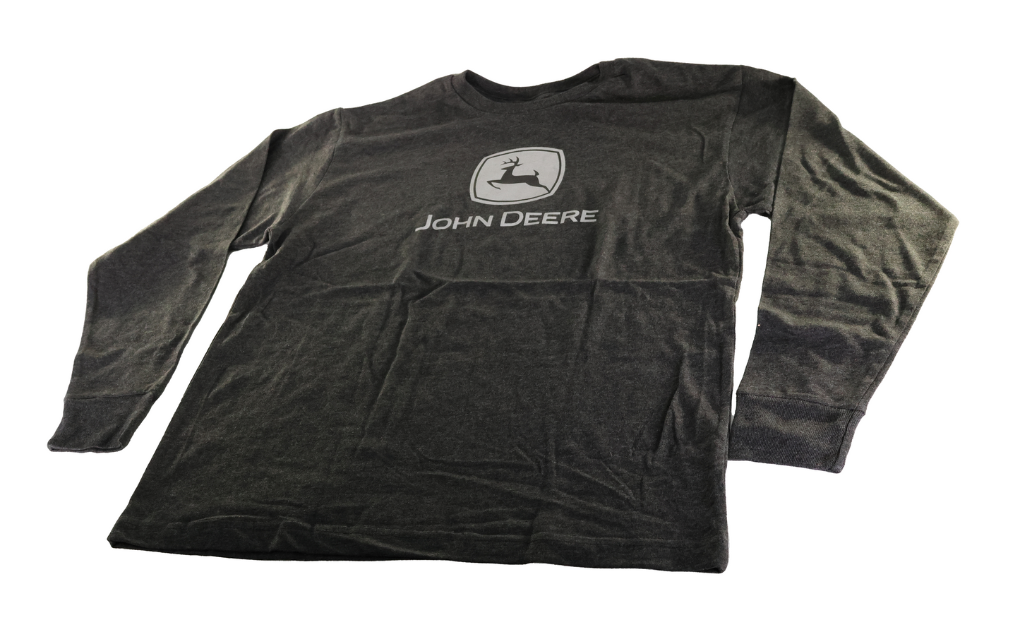 John Deere Boys Youth Trademark Long Sleeve Crewneck T-Shirt Medium - LP75808