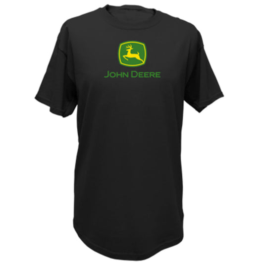 Men's John Deere Logo T-Shirt (Black)(LARGE) - LP27642