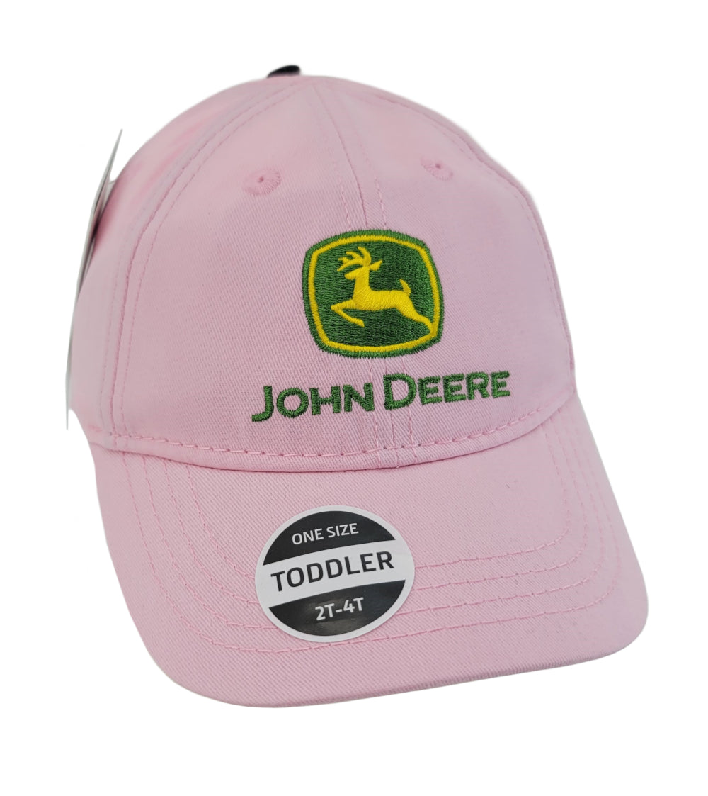 John Deere Toddler (2T-4T) Pink Baseball Hat/Cap - LP51353