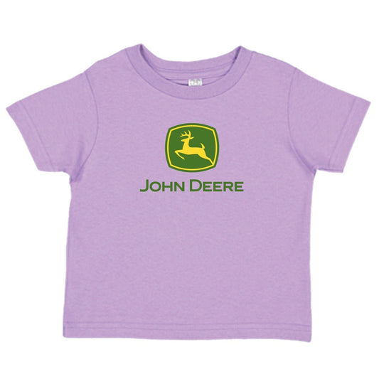 John Deere Youth Girl Logo Tee-Lavender-XL - LP79408