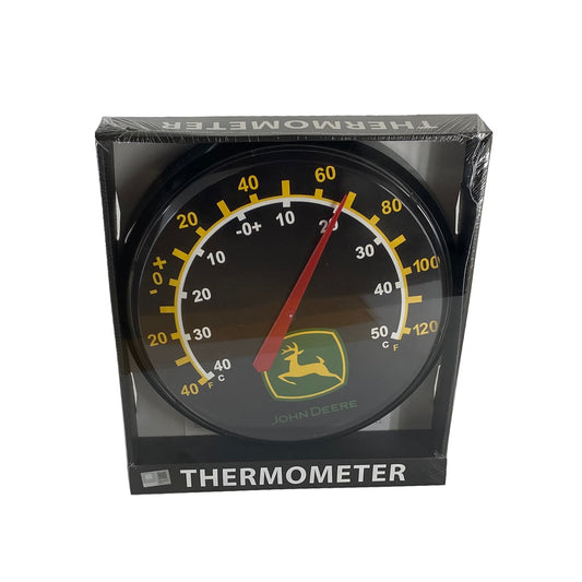 John Deere Black TM Logo Thermometer - LP79693