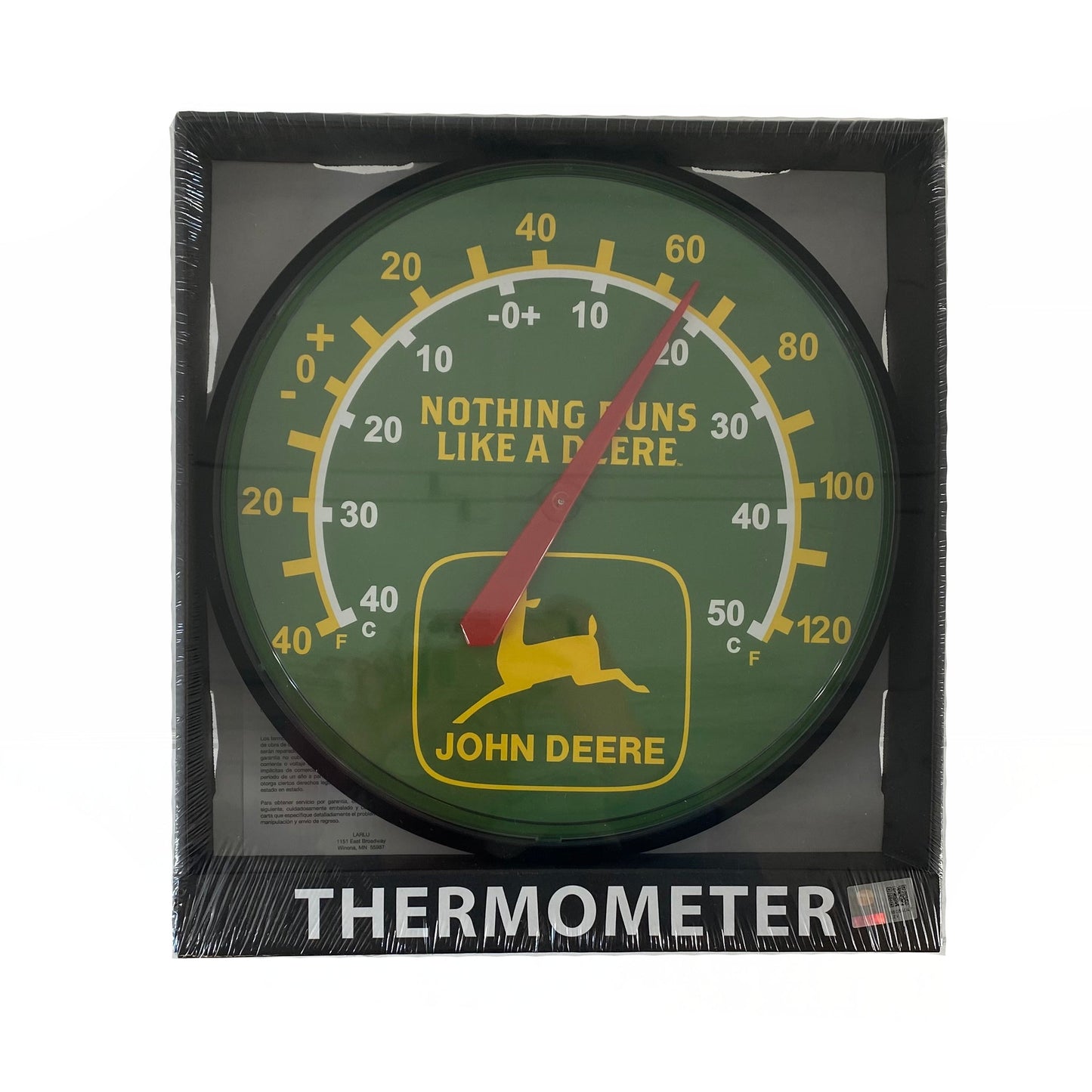 John Deere Green Logo Thermometer - LP79696