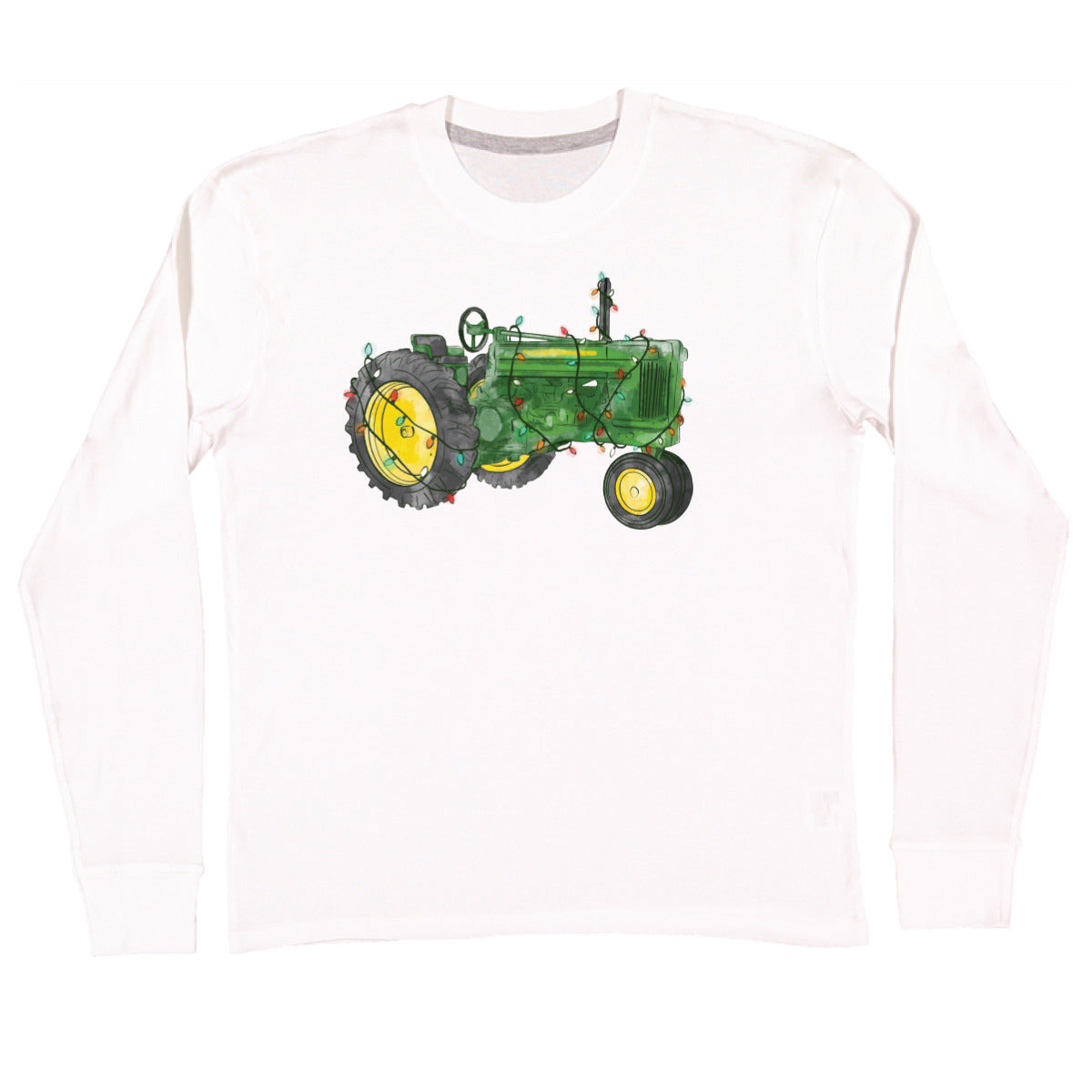 John Deere DGT Infant (18M) Holiday Tractor PJ Top - LP80844