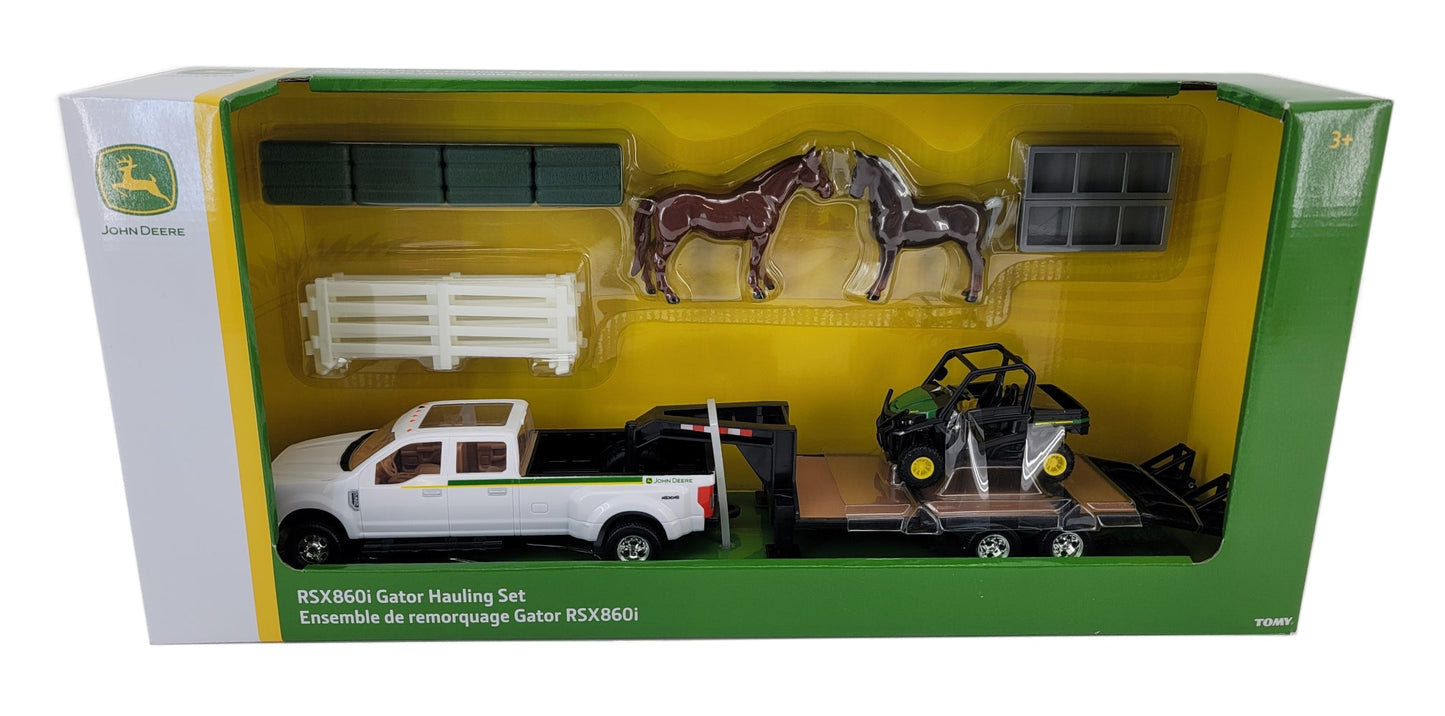 1/32 John Deere RSX860i Gator Hauling Set Toy - LP82784