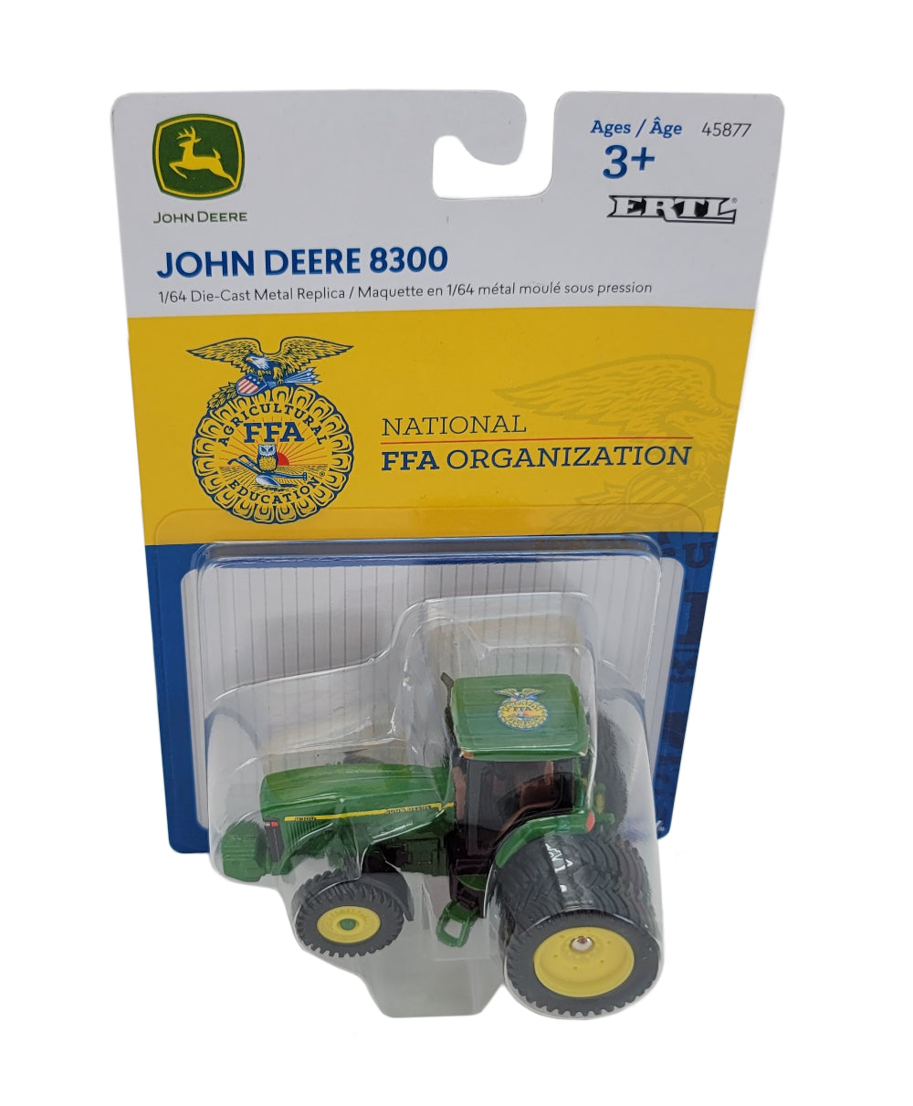 1/64 John Deere 8300 w/ FFA Logo Tractor Toy - LP82796