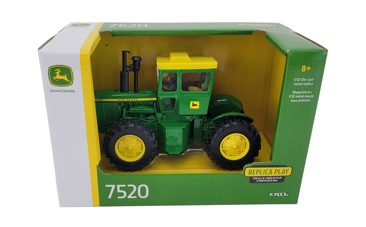 1/32 John Deere 7520 4WD Tractor Toy - LP82809