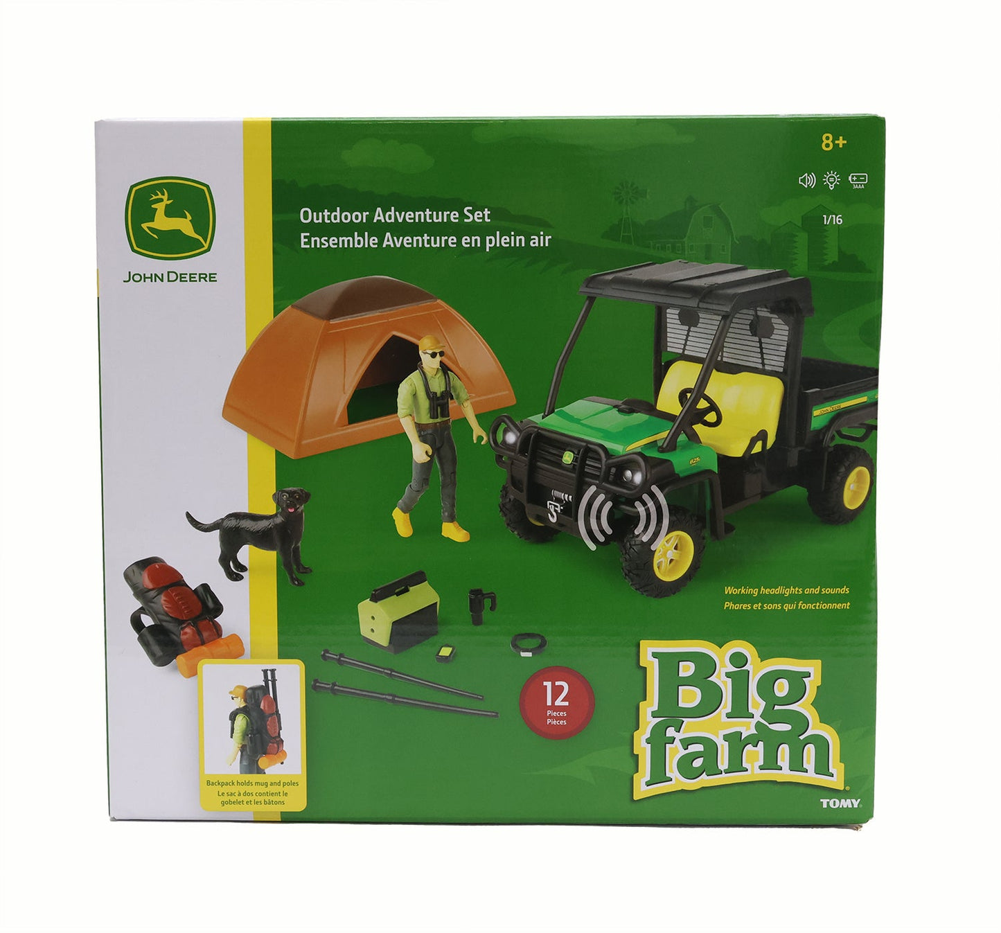 1/16 John Deere Big Farm Outdoor Adventure Toy Set - LP83016