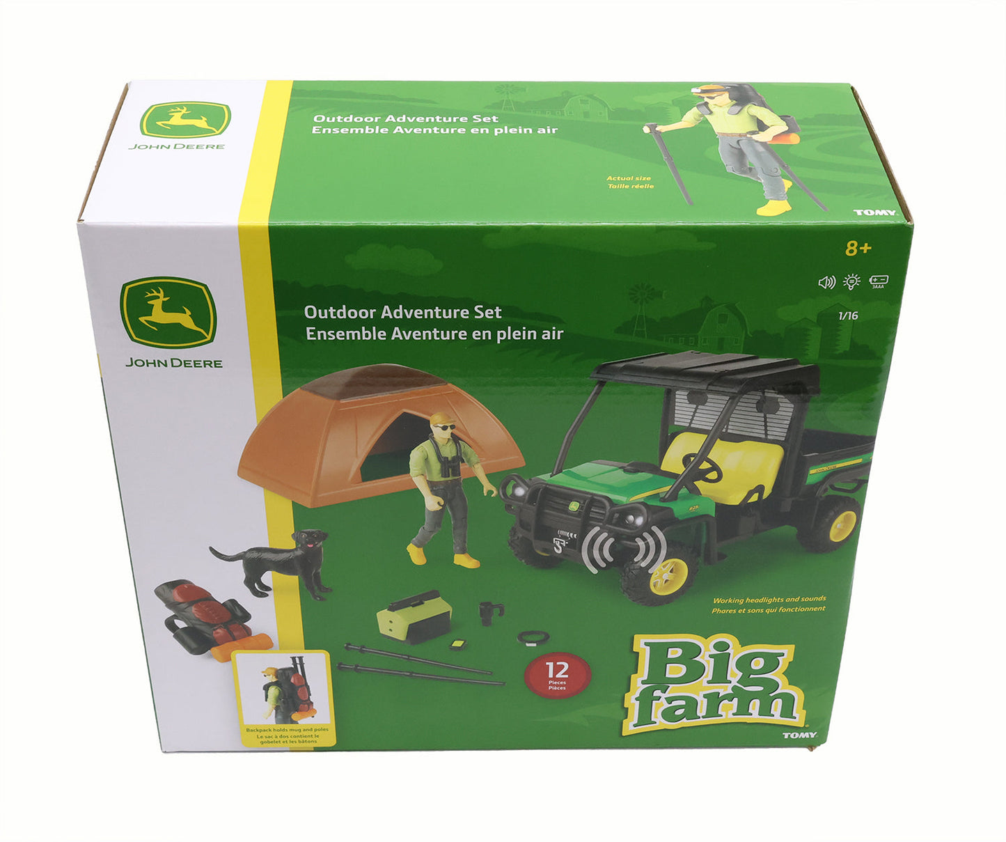 1/16 John Deere Big Farm Outdoor Adventure Toy Set - LP83016
