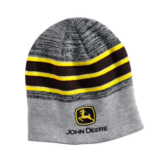 John Deere Yellow Striped Beanie - LP83151