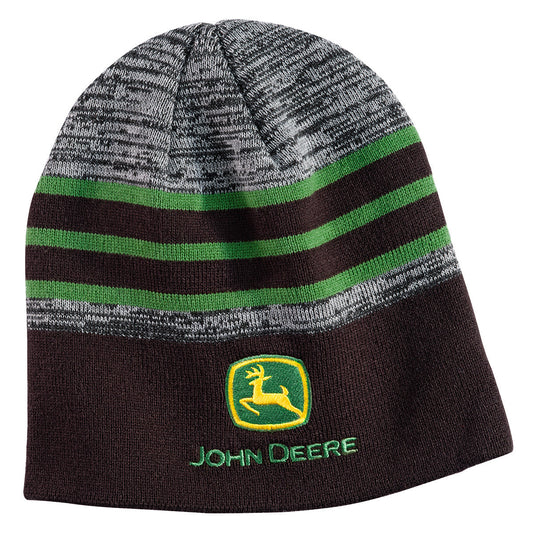 John Deere Green Striped Beanie - LP83156