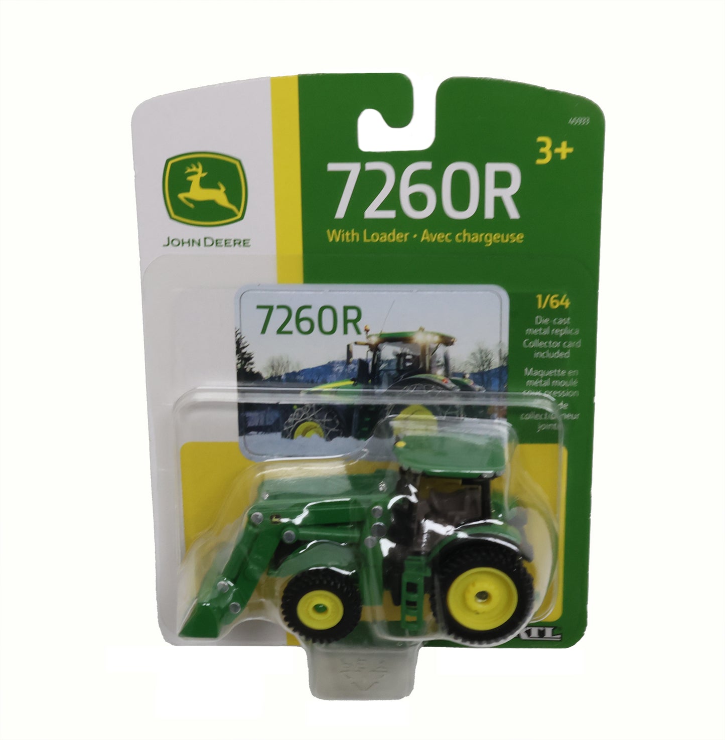 1/64 John Deere 7260R Tractor with Loader Toy - LP84533