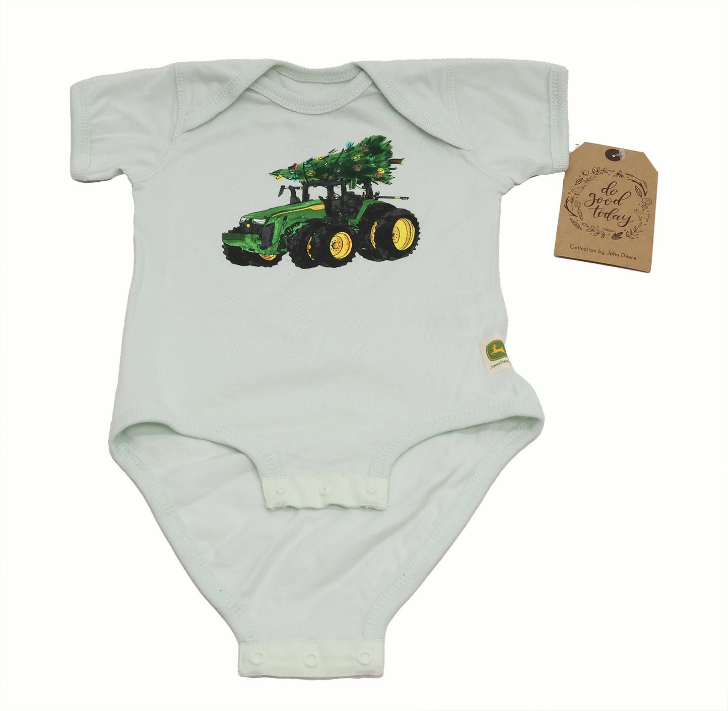 John Deere DGT Infant (18M) Holiday Tractor w/ Christmas Tree Bodysuit - LP84960
