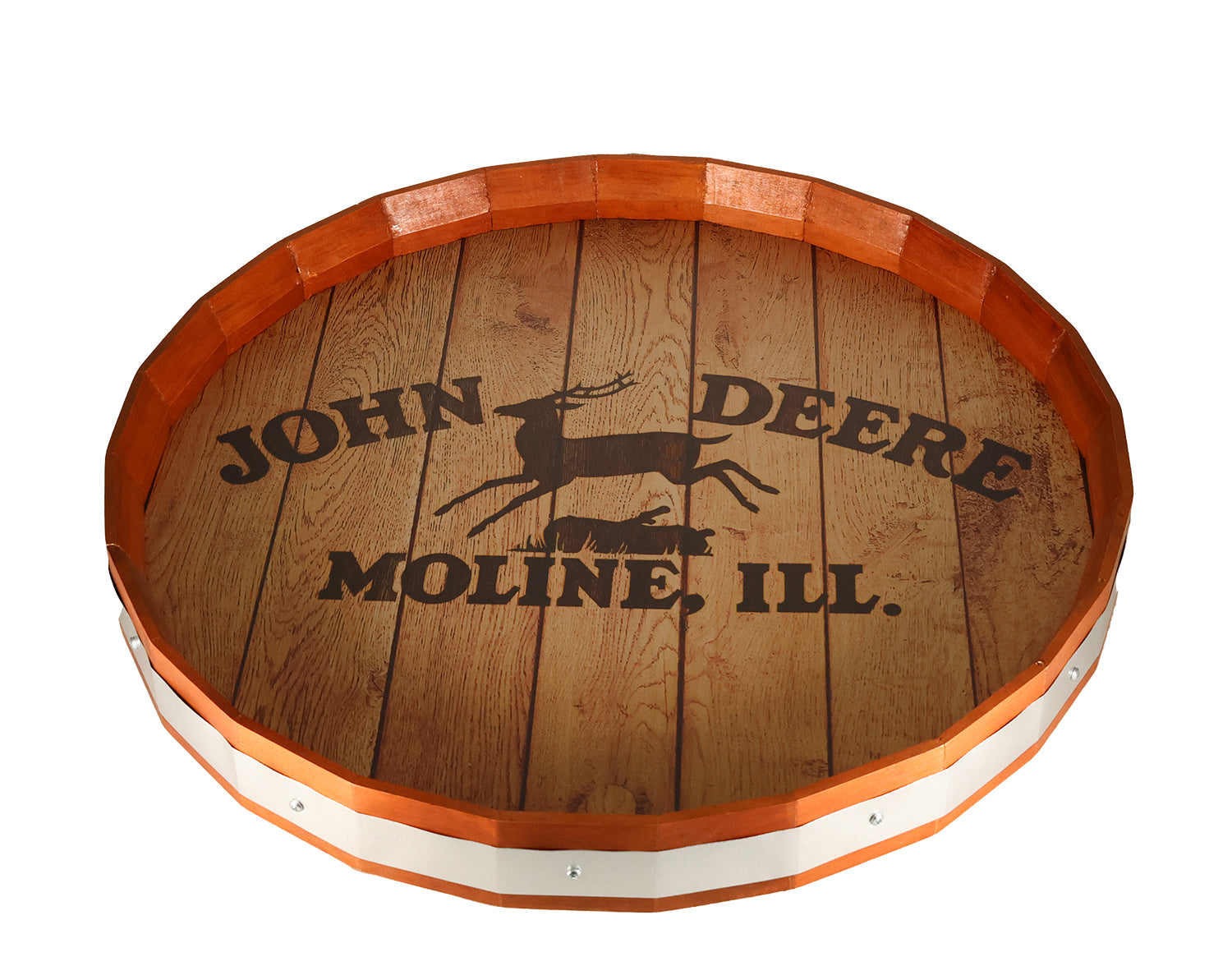 John Deere Wooden Whiskey Barrel Top Sign - LP85812 – AGNLAWN.com