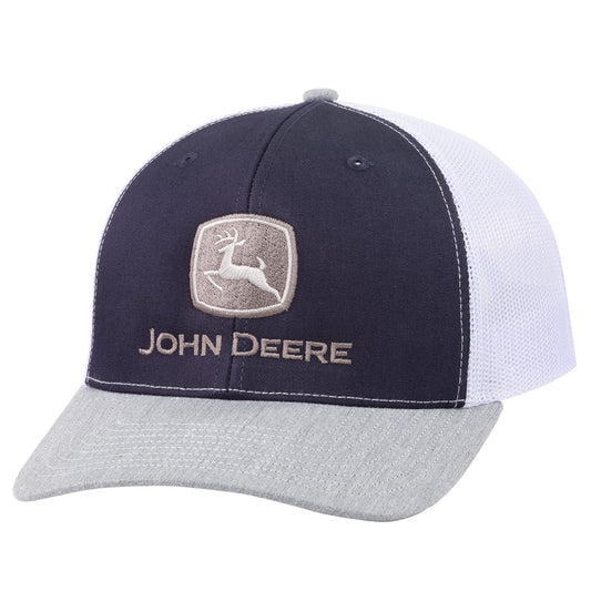 John Deere Richardson Navy/White/Gray Hat/Cap - LP86074