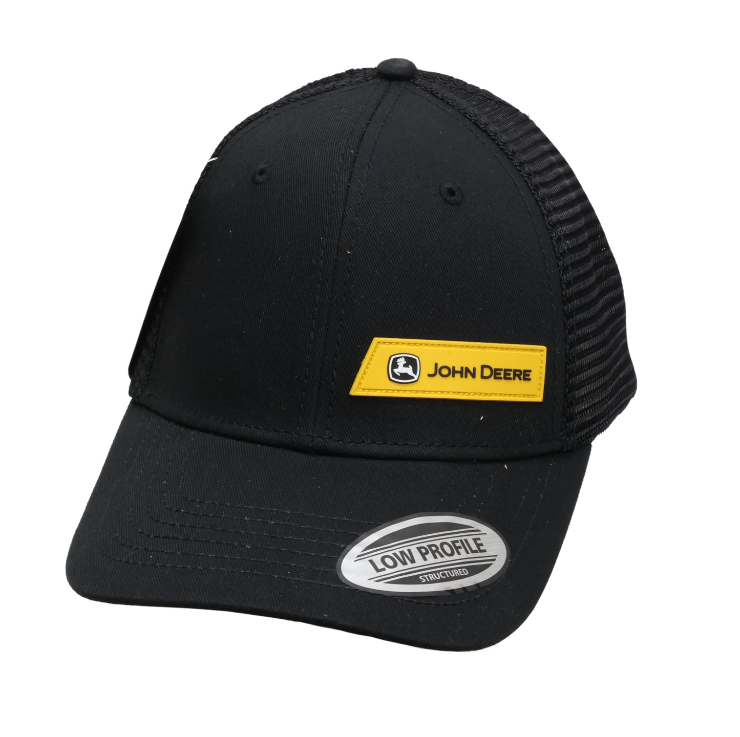 John Deere Black Twill/Mesh Hat/Cap - LP86079