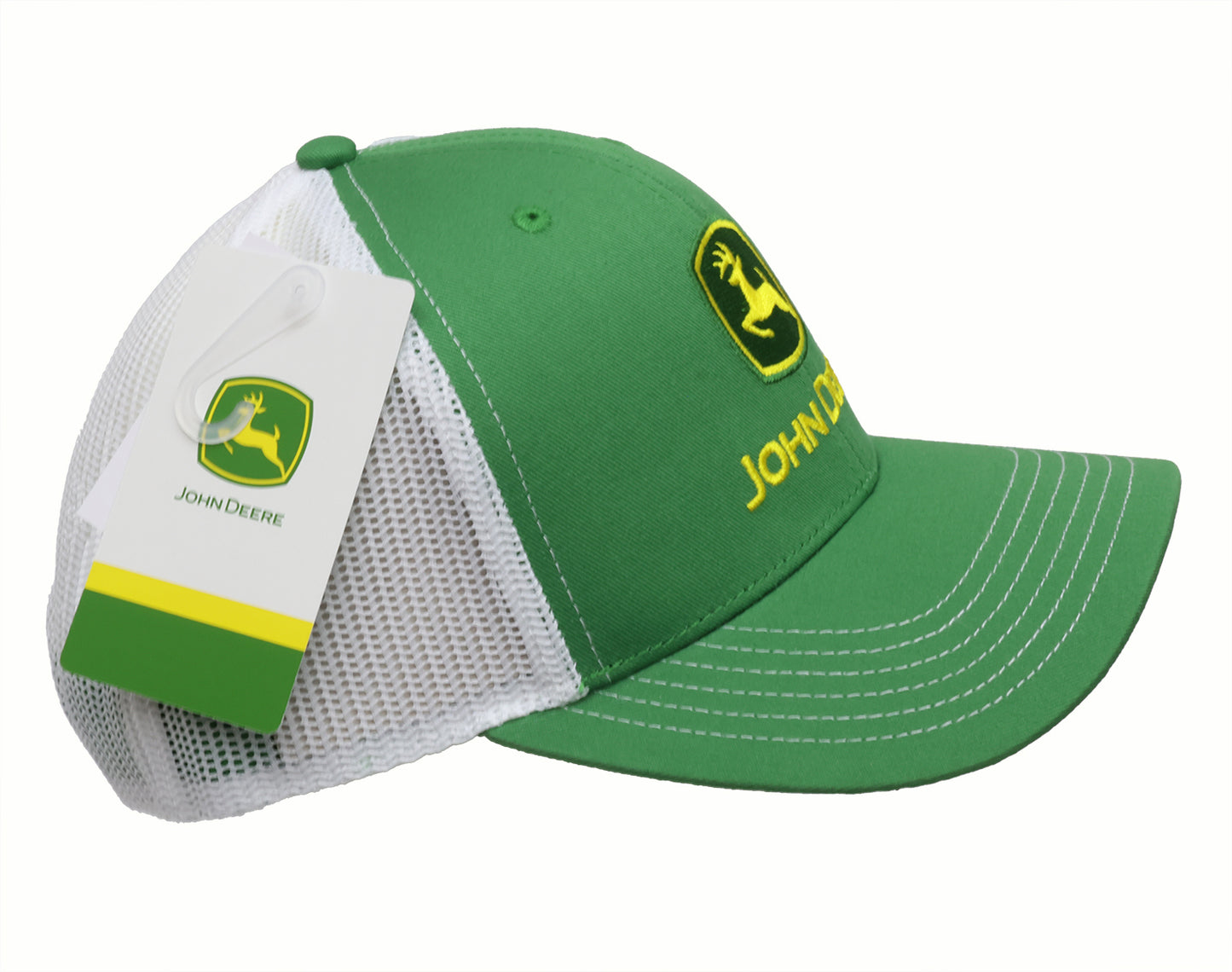 John Deere Men's Green/White Embro Cap/Hat - LP86112