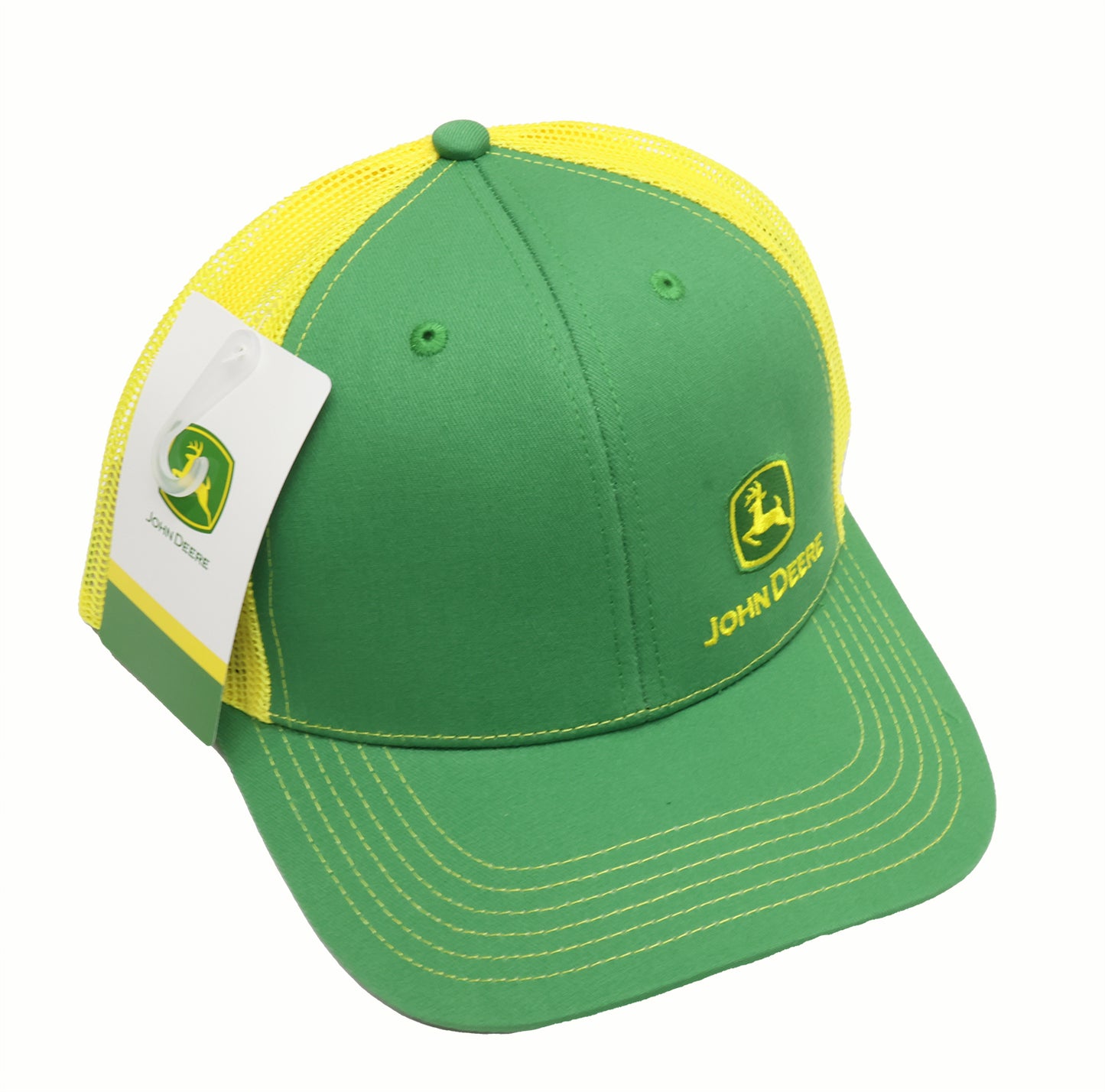 John Deere Men's Green & Yellow Embro Cap/Hat - LP86118