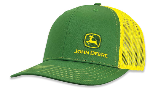 John Deere Men's Green & Yellow Embro Cap/Hat - LP86118