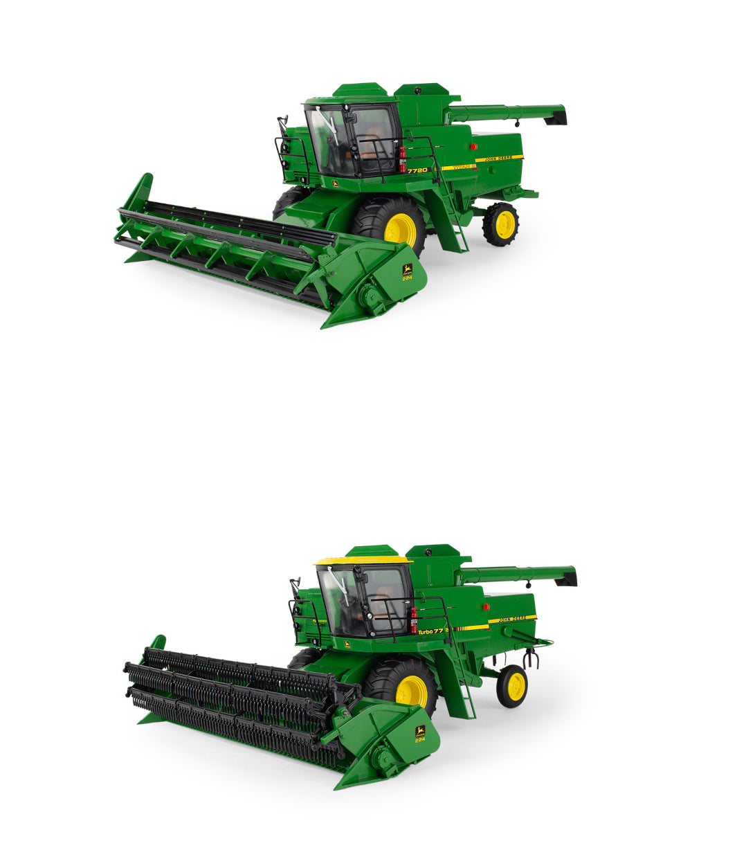1/16 John Deere 7720 Turbo & 7720 Titan II Combine Prestige Select Series Toy Set - LP86762B