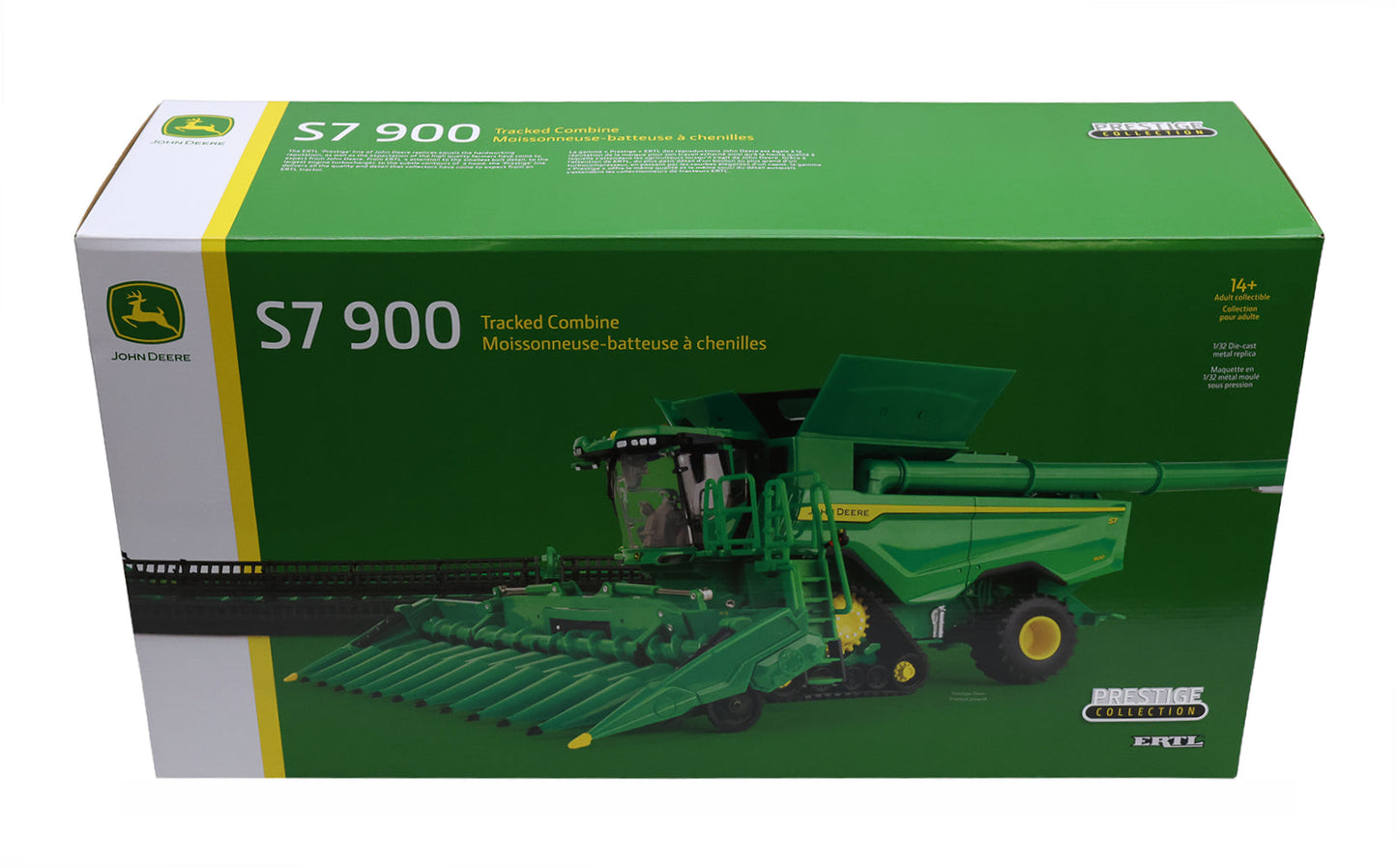 1/32 John Deere S7 900 Tracked Combine Prestige Collection Combine Toy - LP86772