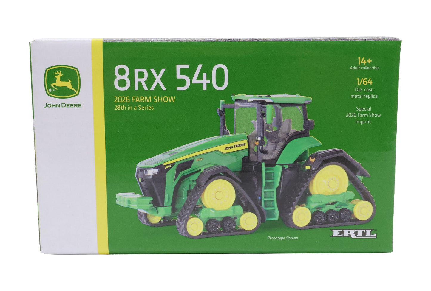 1/64 2026 John Deere Farm Show 8RX 540 Tractor Toy - LP88069