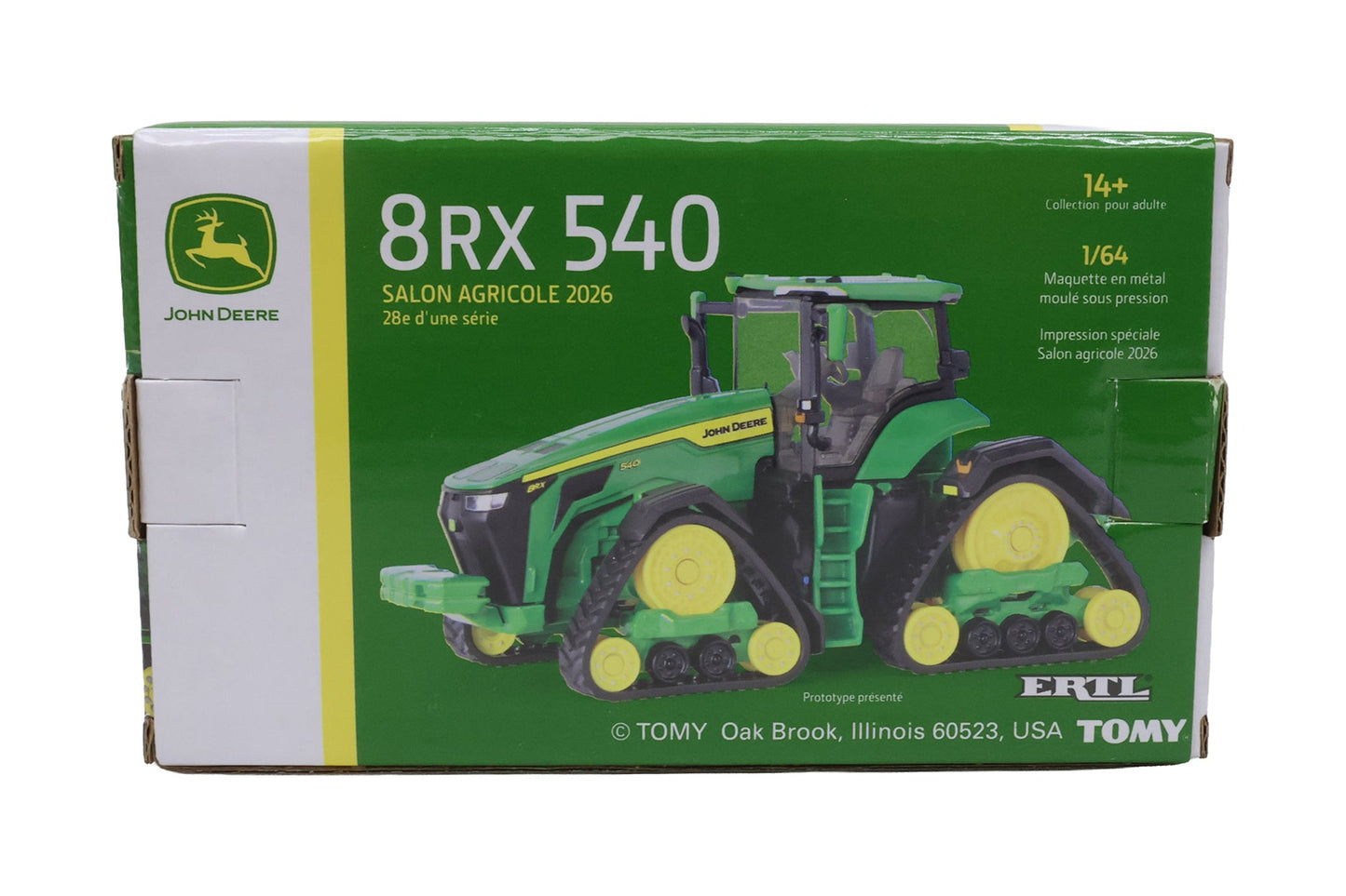 1/64 2026 John Deere Farm Show 8RX 540 Tractor Toy - LP88069