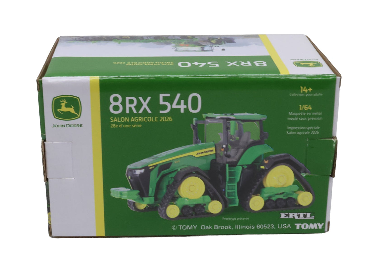 1/64 2026 John Deere Farm Show 8RX 540 Tractor Toy - LP88069