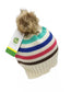 John Deere Women's IV Knit Striped Beanie with Patch - LP88253
