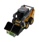 John Deere 9" Lights ’n Sounds Skid Steer Toy - LP88945