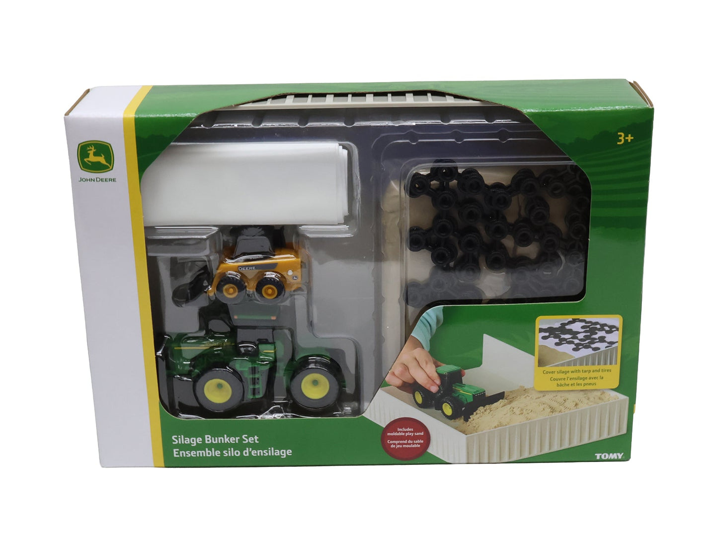 1/64 John Deere Silage Bunker Toy Set - LP89026