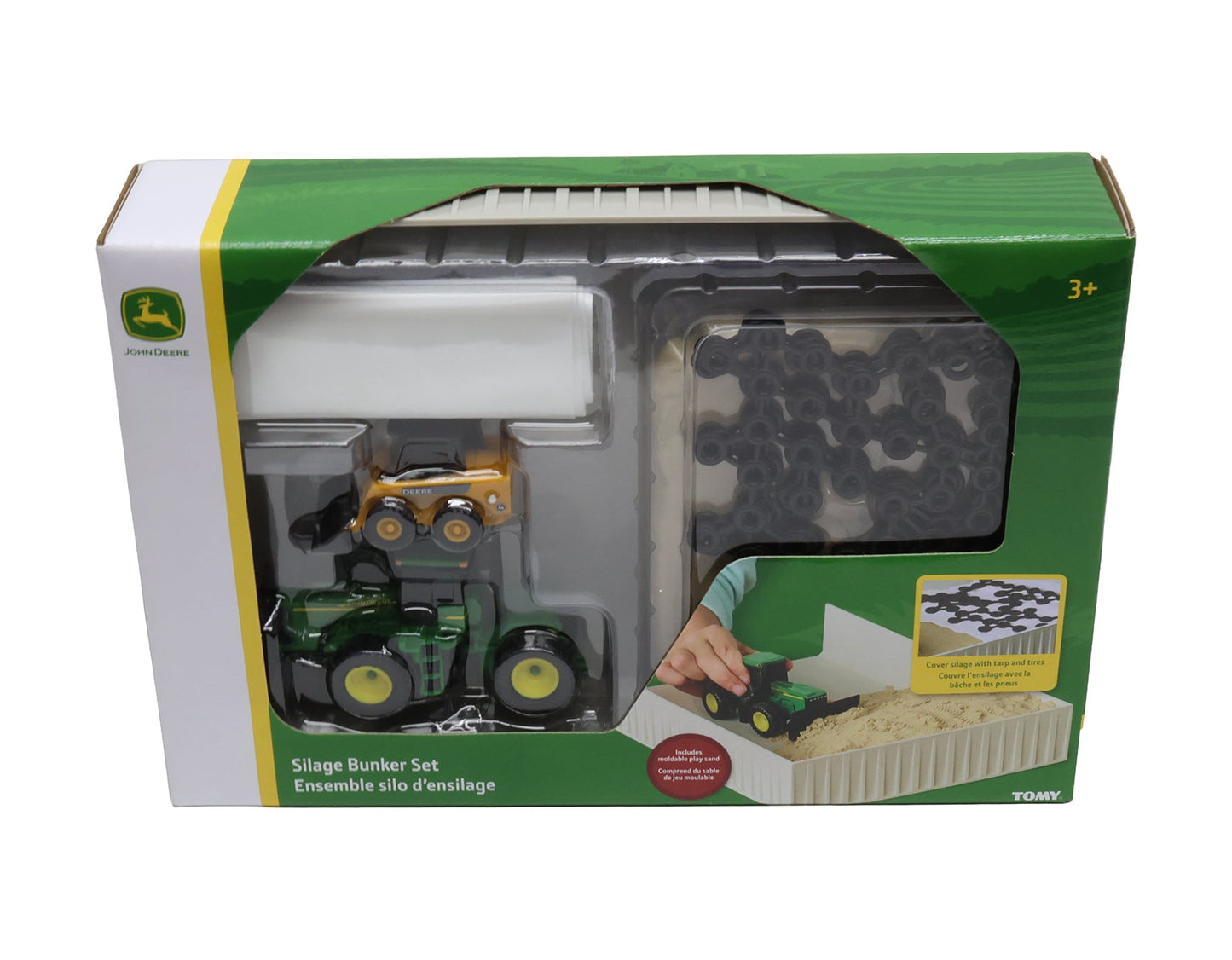1/64 John Deere Silage Bunker Toy Set - LP89026