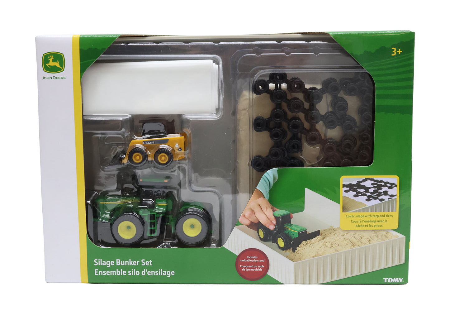 1/64 John Deere Silage Bunker Toy Set - LP89026
