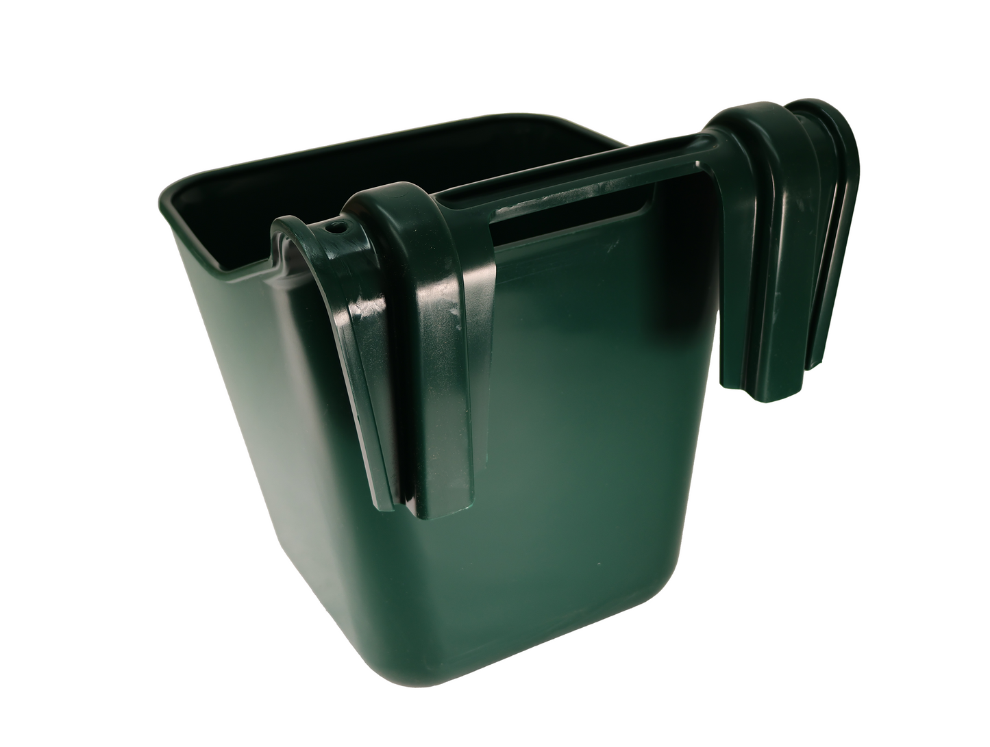 Little Giant Green 12 Quart Plastic Hook Over Feeder - HF12GREEN