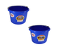 Little Giant Blue 8 Quart Plastic Bucket Pack of 2 - P8BLUE