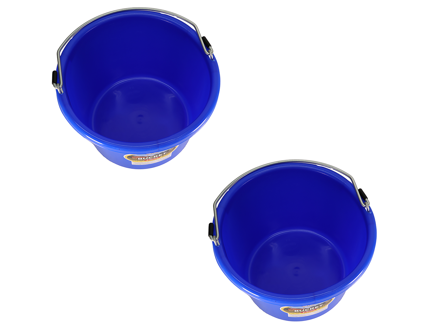 Little Giant Blue 8 Quart Plastic Bucket Pack of 2 - P8BLUE