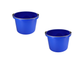 Little Giant Blue 8 Quart Plastic Bucket Pack of 2 - P8BLUE