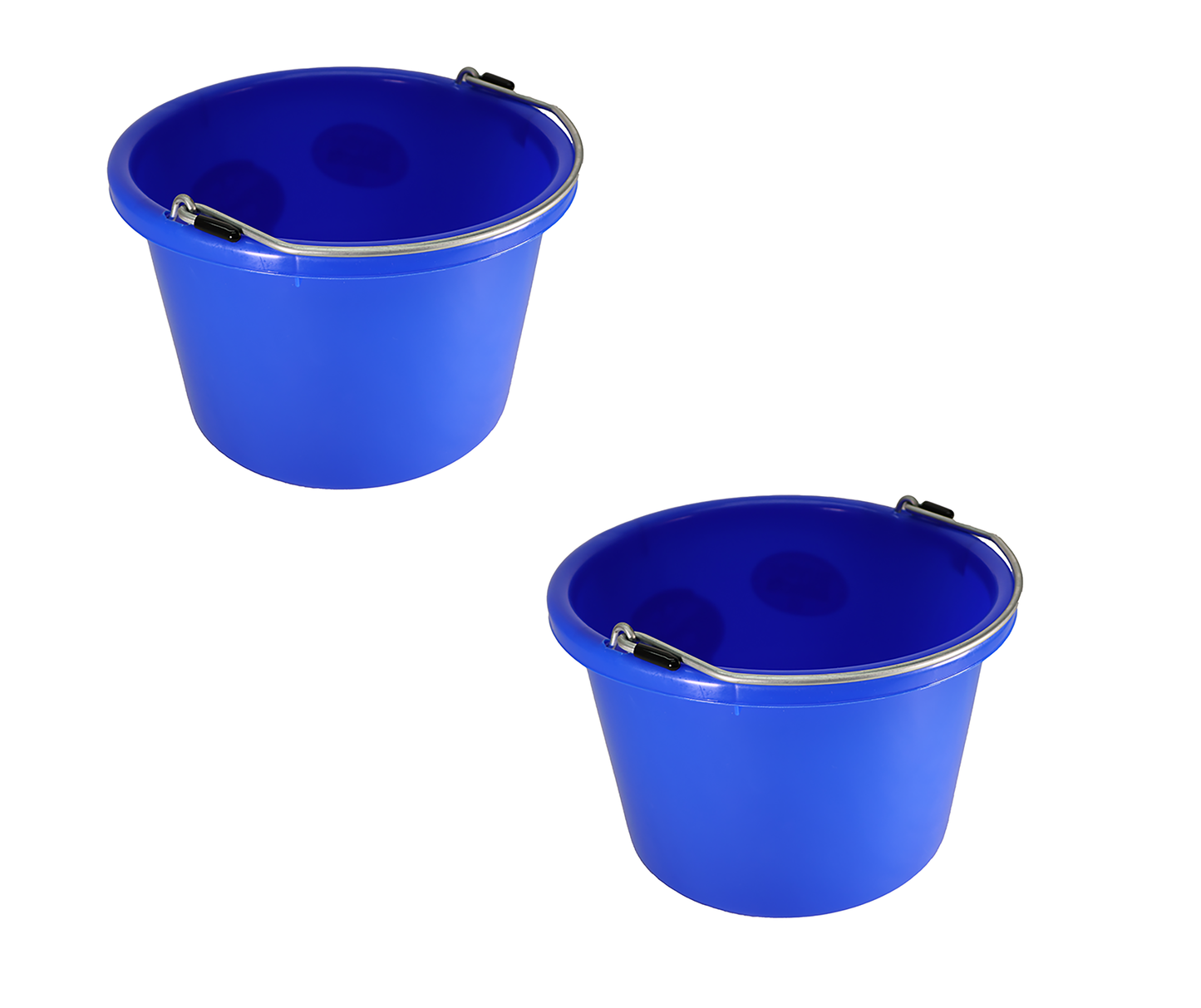 Little Giant Blue 8 Quart Plastic Bucket Pack of 2 - P8BLUE