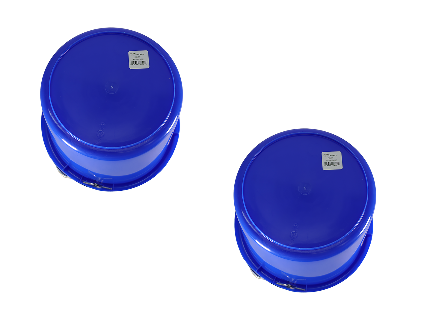 Little Giant Blue 8 Quart Plastic Bucket Pack of 2 - P8BLUE