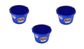 Little Giant Blue 8 Quart Plastic Bucket Pack of 3 - P8BLUE