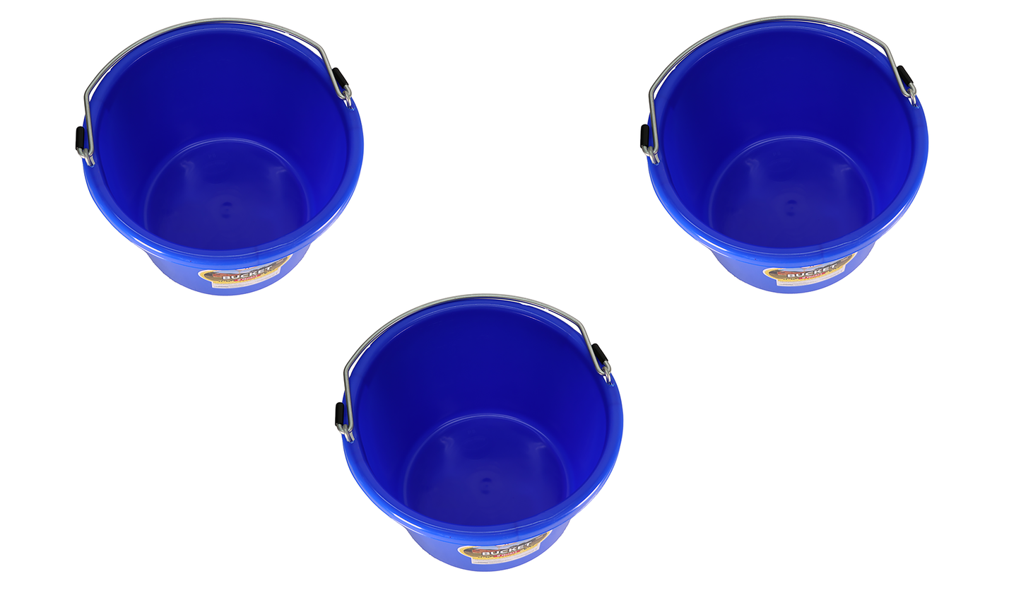 Little Giant Blue 8 Quart Plastic Bucket Pack of 3 - P8BLUE