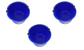 Little Giant Blue 8 Quart Plastic Bucket Pack of 3 - P8BLUE