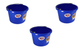 Little Giant Blue 8 Quart Plastic Bucket Pack of 3 - P8BLUE