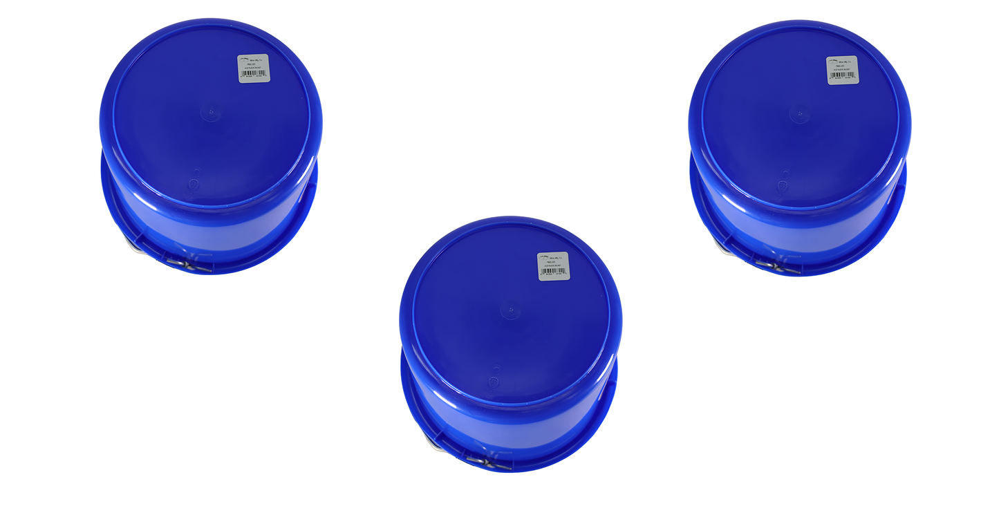 Little Giant Blue 8 Quart Plastic Bucket Pack of 3 - P8BLUE