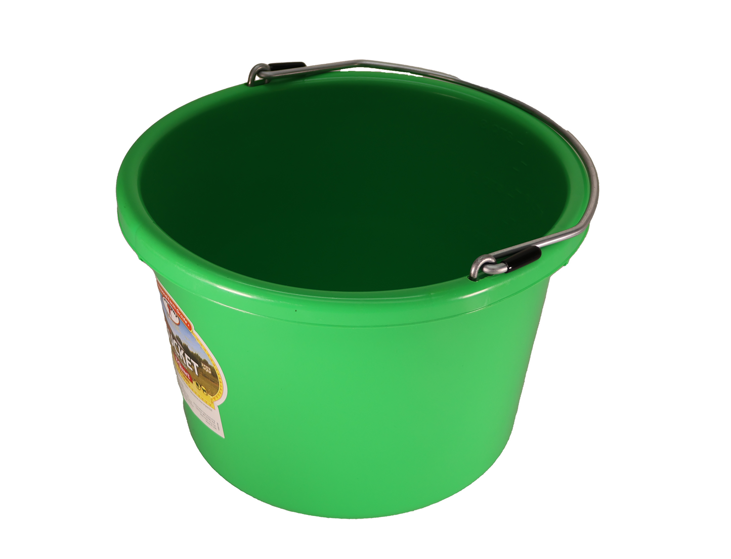Little Giant Lime Green 8 Quart Plastic Bucket - P8LIMEGREEN