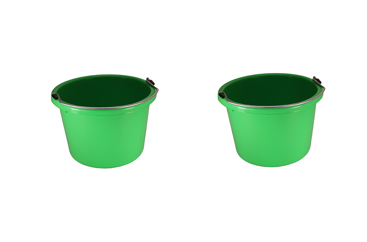Little Giant Lime Green 8 Quart Plastic Bucket Pack of 2 - P8LIMEGREEN